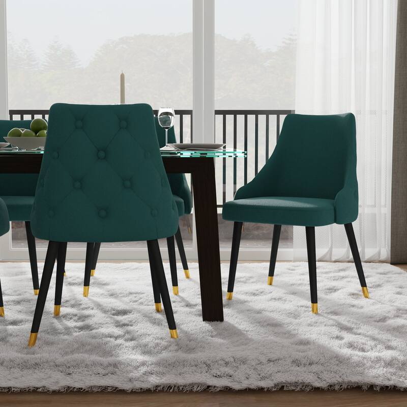 Solid Back Dining Chair, Set of 2