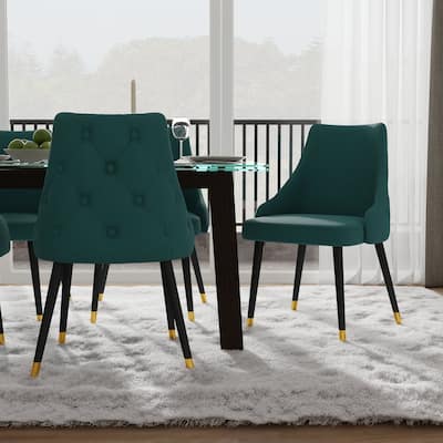 Solid Back Dining Chair, Set of 2