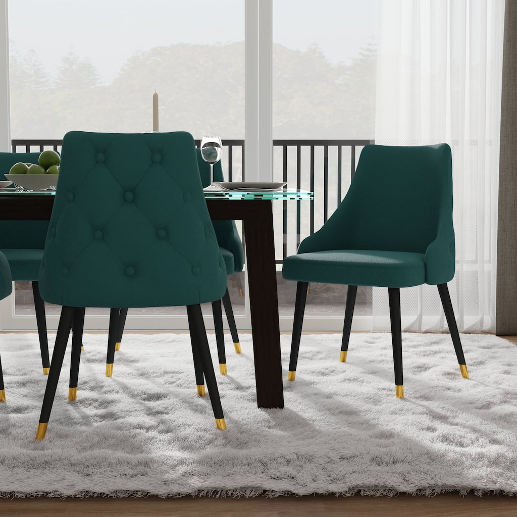 Solid Back Dining Chair, Set of 2