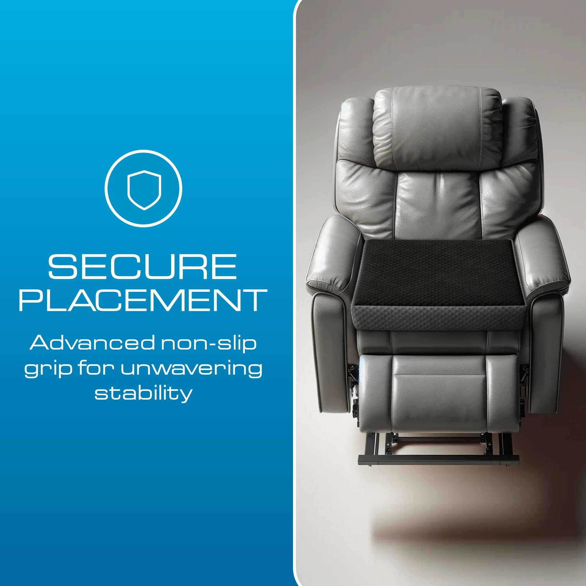 Extra Large Recliner Cushion Chic Tone Velvet Cover Memory