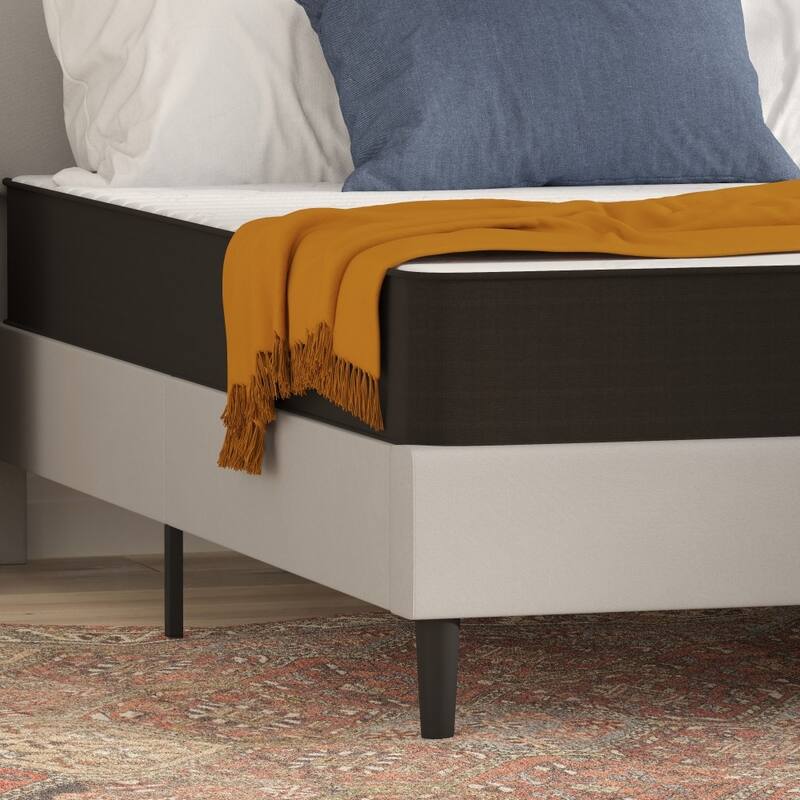 Medium Tight Top Innerspring Hybrid Mattress - Gray