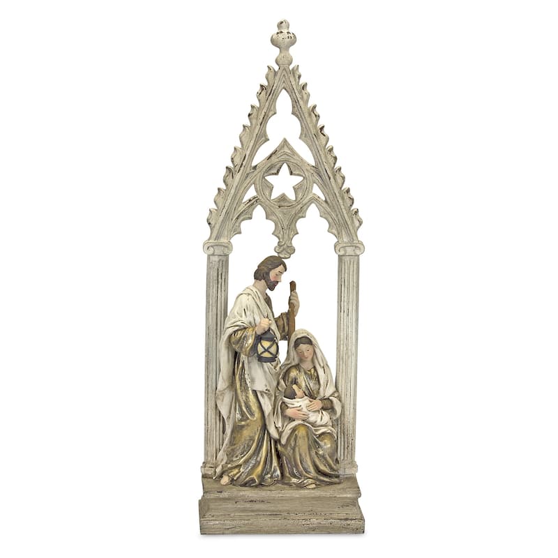 Holy Family with Arch Nativity Christmas Decoration - 23.25"