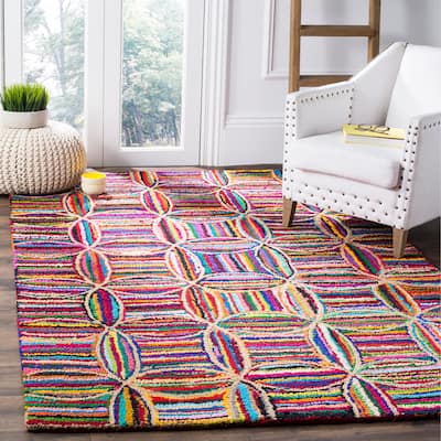 SAFAVIEH Handmade Nantucket Mahaut Contemporary Cotton Rug