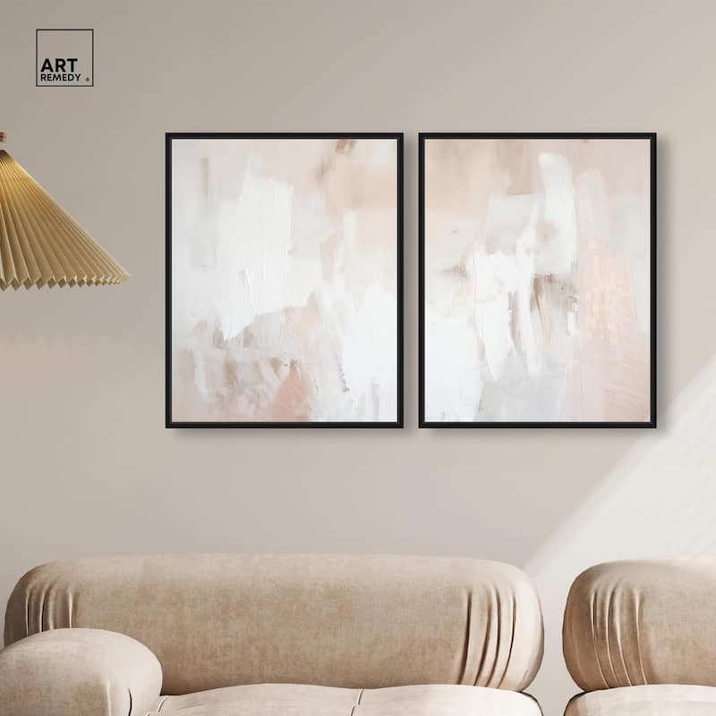 Opalescent Hues III Canvas Set of 2 by Art Remedy