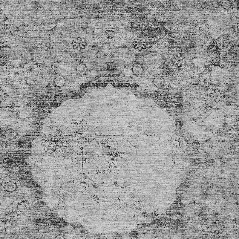 HomeRoots Oriental Traditional Rectangle Outdoor Rug