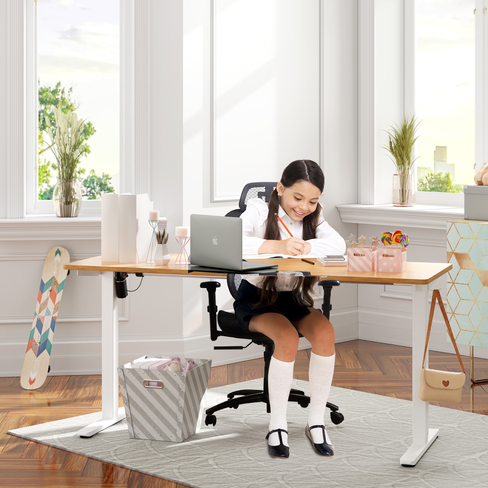 Bed bath and beyond standing hot sale desk