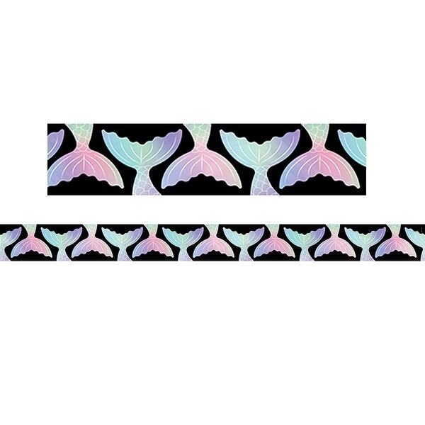 Mystical Mermaid Tails Border