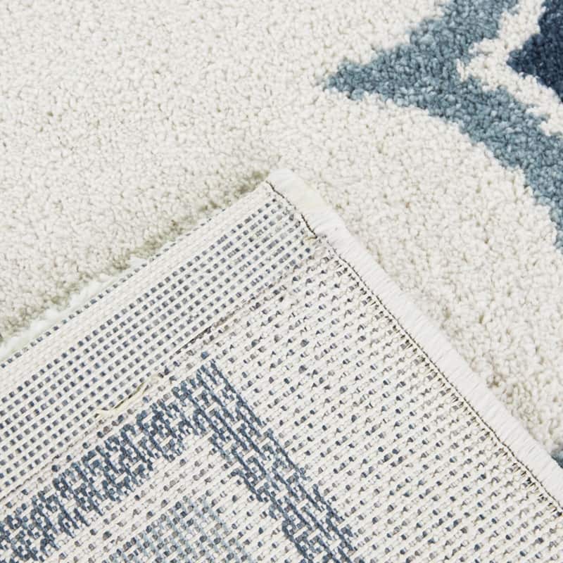 Marinatos Modern Border Area Rug