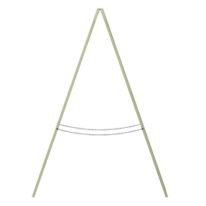 Wood A-Frame Magnetic Chalkboard Set-Markers, Stencils, and Magnets