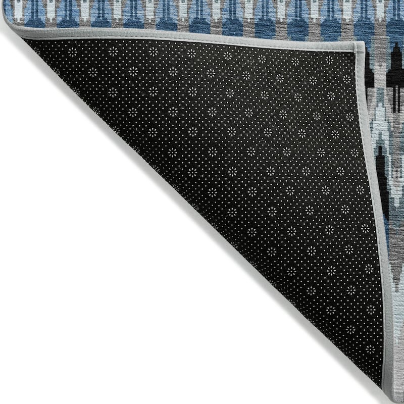 Machine Washable Indoor/ Outdoor Chantille Moroccan Rug