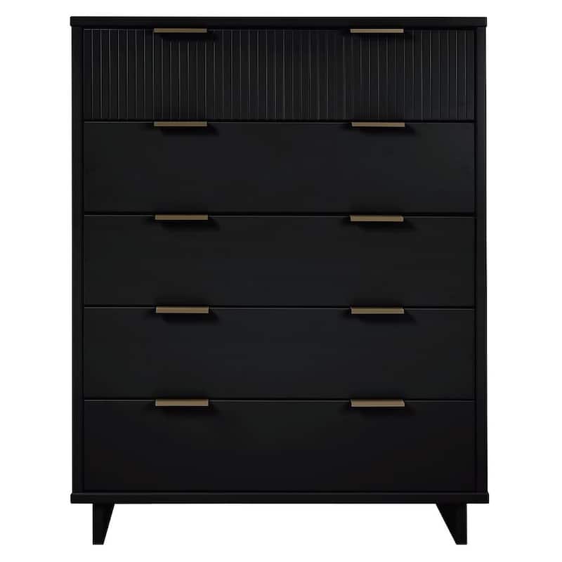 Manhattan Comfort Granville 45.27" Modern Tall 5 Drawer Dresser