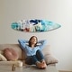 preview thumbnail 41 of 76, American Art Decor Surfboard Plaque Wall Sign