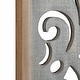 preview thumbnail 5 of 5, Kate and Laurel Palmares Wood Wall Art Plaque