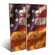 preview thumbnail 1 of 7, American Flag We The People Outdoor Cornhole Board Set Backyard 2x4 - NO Accessories