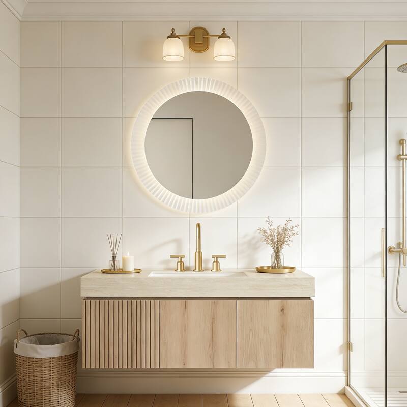 Mondern Floating Bathroom Vanity with 3 Pre-drilled Faucet Holes