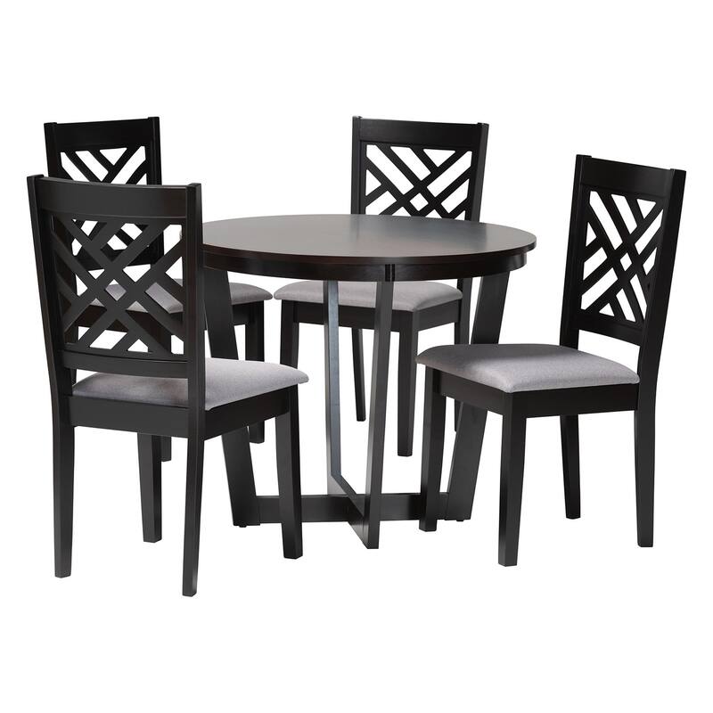 Alena Modern and Contemporary 5-Piece Dining Set
