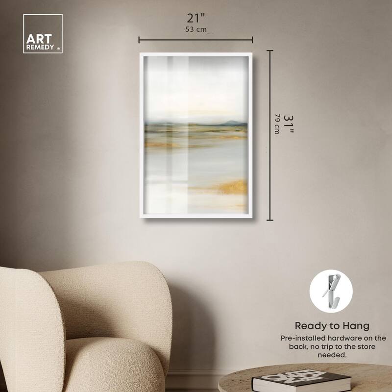 Misty Expanse I Shadowbox by Art Remedy