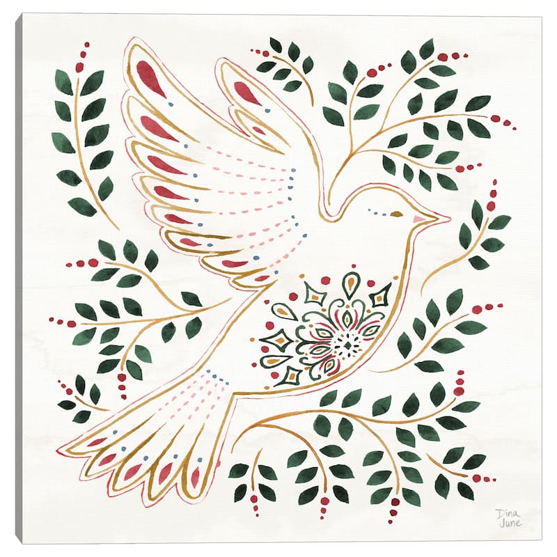 Holiday Sparkle VIII by Dina June Canvas Art Print