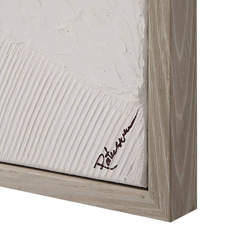 Renwil Cairns Canvas Wall Art with White Oak Frame