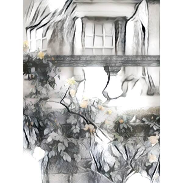 Shop Nature Building Window Art Print Wall Artwork Decor