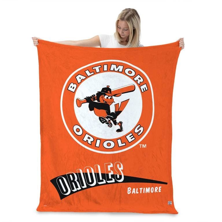 MLB CC Throwback Silk Touch Throw Blanket