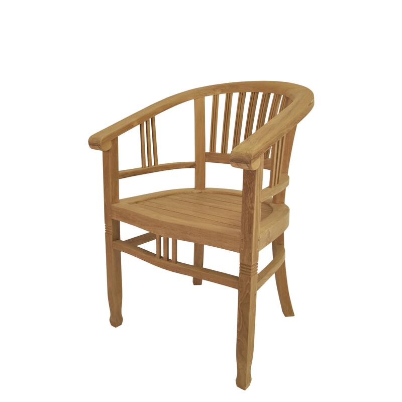 Captain Teak Outdoor Dining Chair - N/A