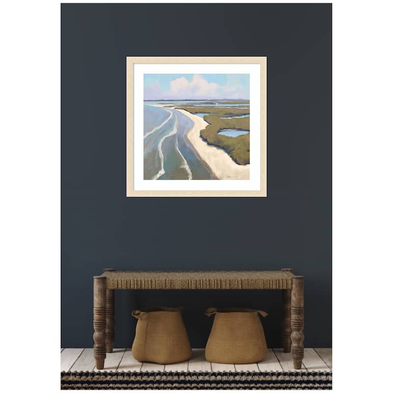 Kate and Laurel Framed Art coastal visions by Mary Sparrow