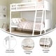 preview thumbnail 3 of 68, Convertible Solid Wood Bunk Bed Frame for Kids with Ladder, No Box Spring Needed