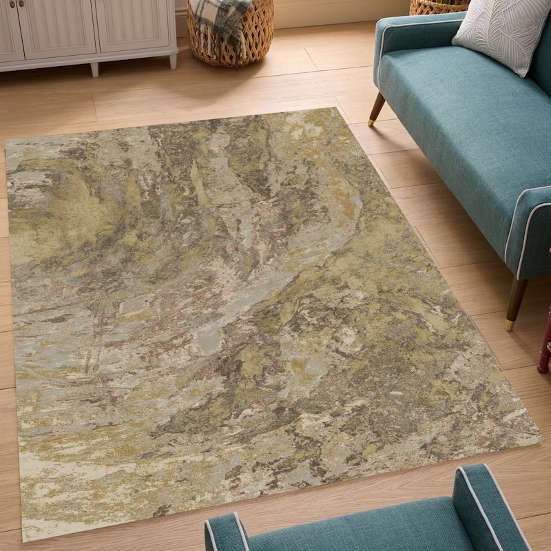 Modern Artistic Area Rug - 6' x 7'