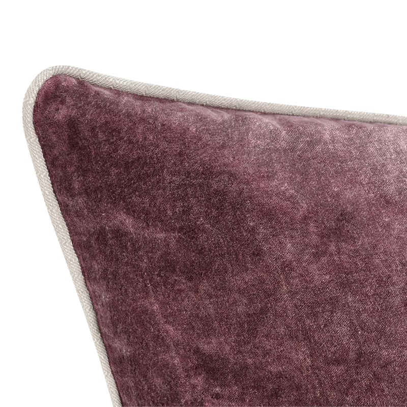 Villa by Classic Home Harriet Velvet Throw Pillow