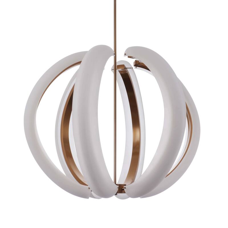 Craftmade 58891 Unwind 34" Wide LED Suspension Pendant - Satin Brass
