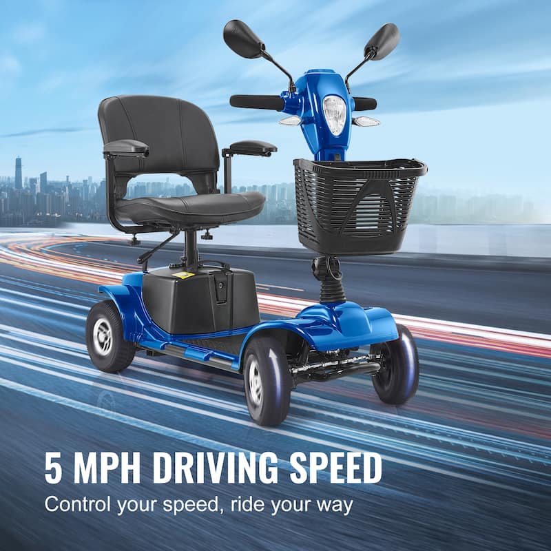 Mobility Scooter for Adults & Seniors - Folding Electric Powered Mobility Scooter