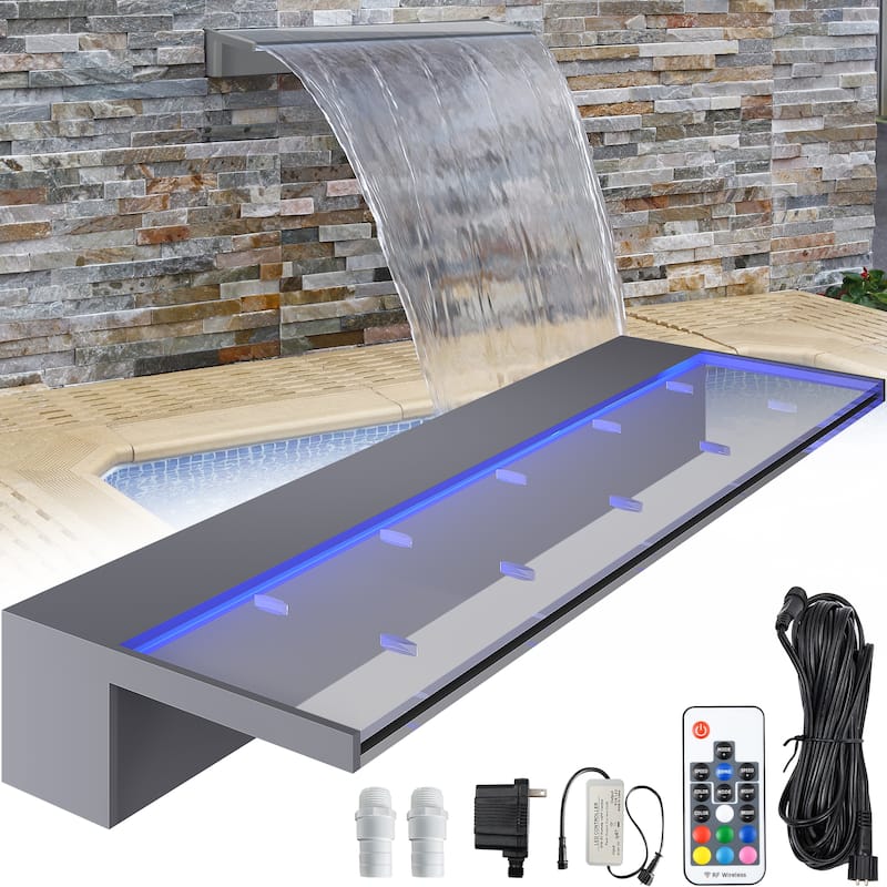 Pool Fountain Acrylic Pool Waterfall