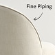preview thumbnail 23 of 40, Linen Upholstered Dining Chair with Castors (Set of 2)