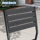 preview thumbnail 7 of 27, 11-piece Outdoor Patio Aluminum Rectangle Dining Set with Umbrella Hole