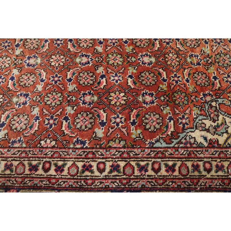 ECARPETGALLERY Hand-knotted Antalya Vintage Copper Wool Rug - 7'7 x 10'11