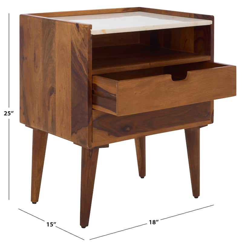 SAFAVIEH Home Alexi 2-Drawer Nightstand