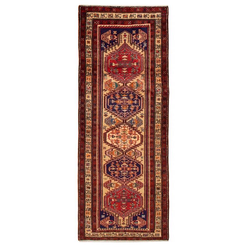 ECARPETGALLERY Hand-knotted Konya Anatolian Beige Wool Rug - 3'8 x 9'5 - Beige - 3'8 x 9'5