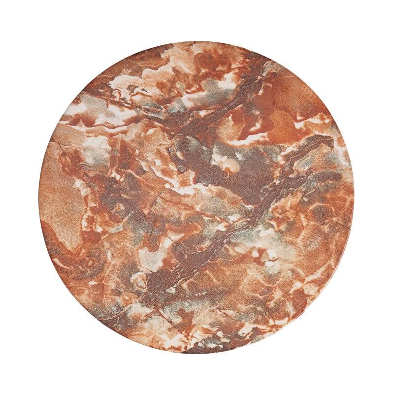 Studio London Monia Stylish Indoor and Outdoor Faux Marble End Table