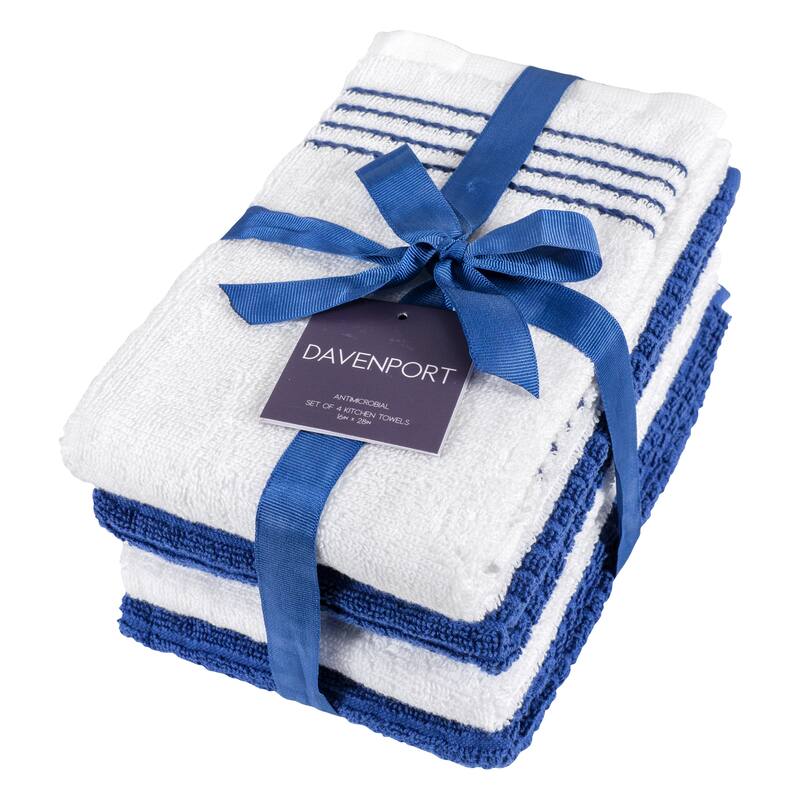 Davenport Terry Kitchen Towels, Set of 4
