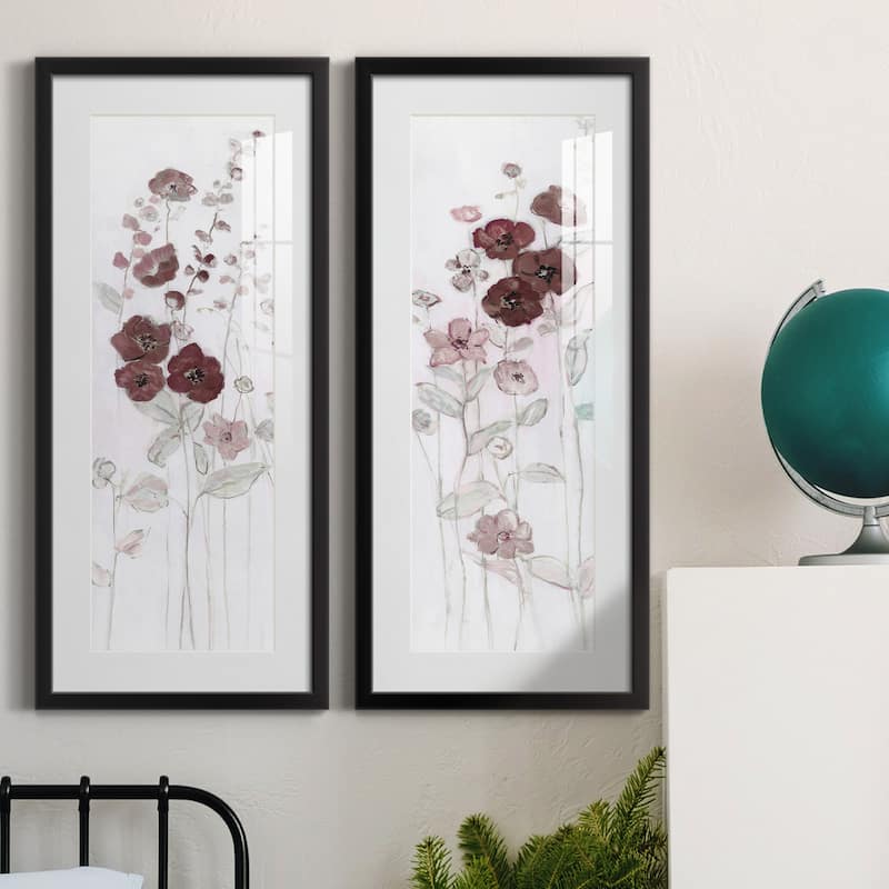 Fields of Burgundy I-Premium Gallery Framed Print - Ready to Hang