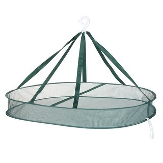 Folded Mesh Clothes Hanging Dryer, Single Layers Square Drying Rack ...