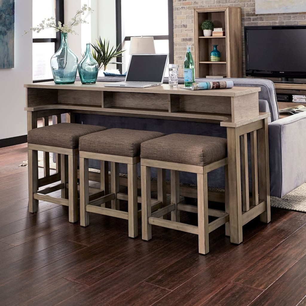 Sun Valley Sandstone 4 Piece Console Table Set