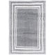 preview thumbnail 70 of 96, SAFAVIEH Border & Stripe Shag Eirny Modern 1.4-inch Thick Rug