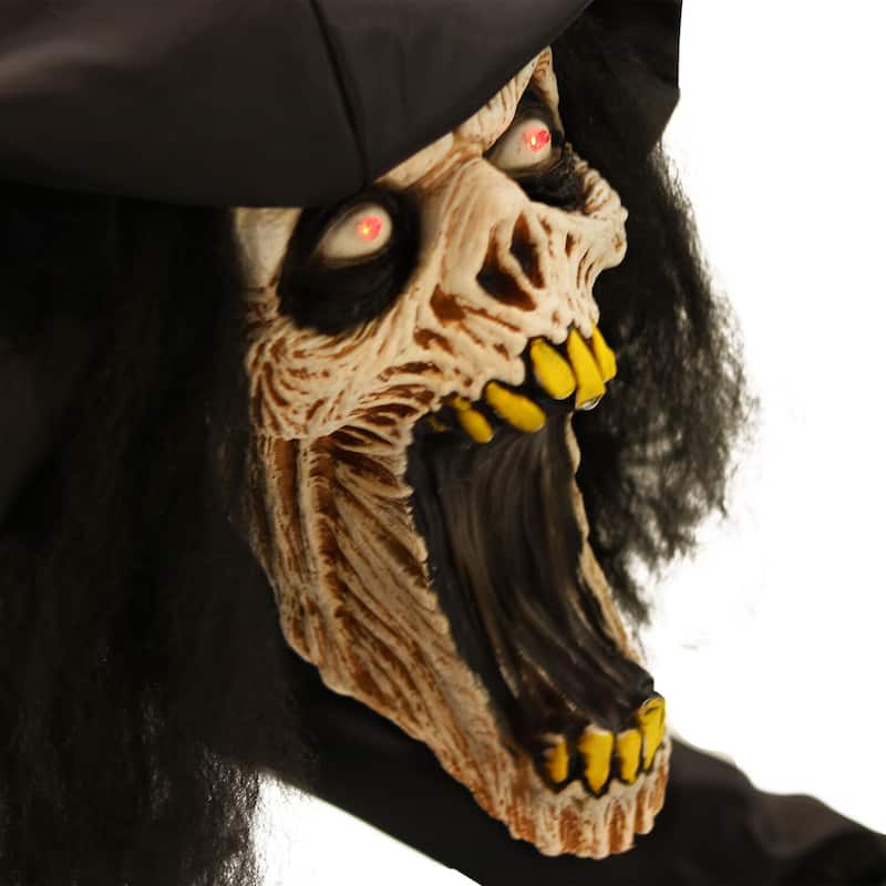 Haunted Hill Farm 3.7-ft. Animatronic Zombie Halloween Decoration