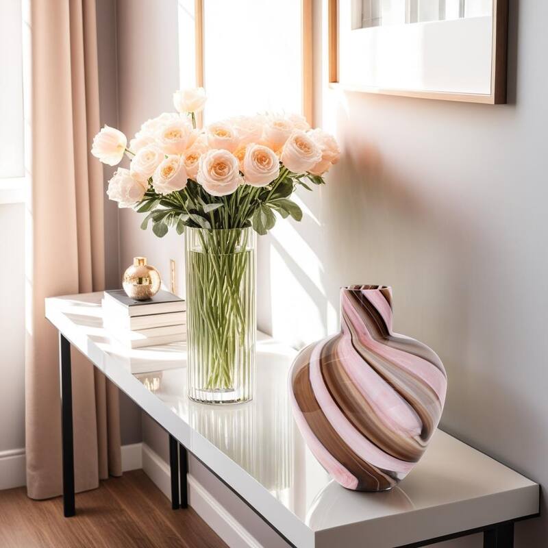 Neapolitain Glass Vase- Small