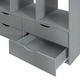 preview thumbnail 16 of 16, Storage Loft Bed with Shelves, Drawers, Writing Desk and Led Light, Twin Size