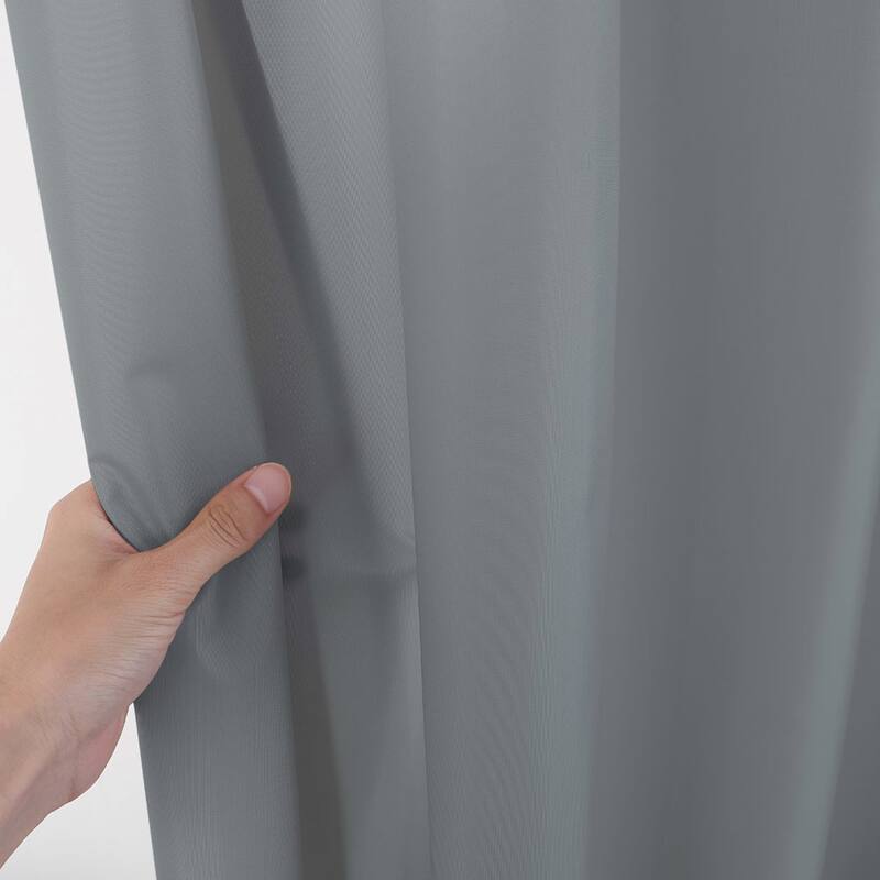Waterproof Fabric Shower Curtain Liner with Magnets