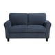 preview thumbnail 24 of 49, Fremont & Park Diboli Chenille 3-Piece Living Room Set - Wood Finish Exposed Feet