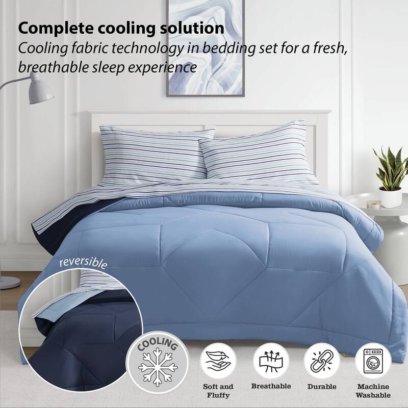 Cooling Technology 5-Piece Bed in a Bag